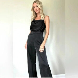 SIX/FIFTY Women's Steph Style One Piece Jumpsuit Black Size XS NWT